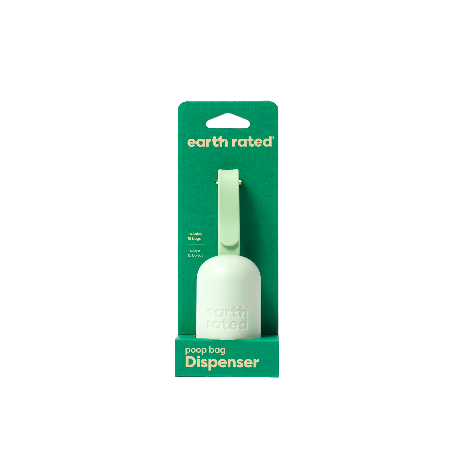 Earth Rated Poop Bags Dispenser with 15 Bags