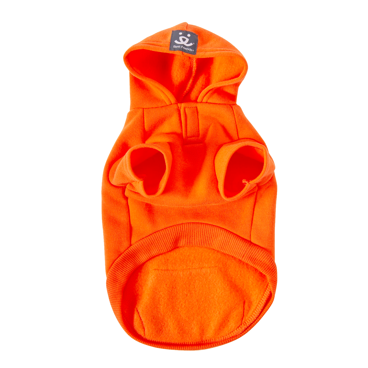Best Friends Pawsitive Attitude Dog Hoodie - Orange, Small - الصورة 2