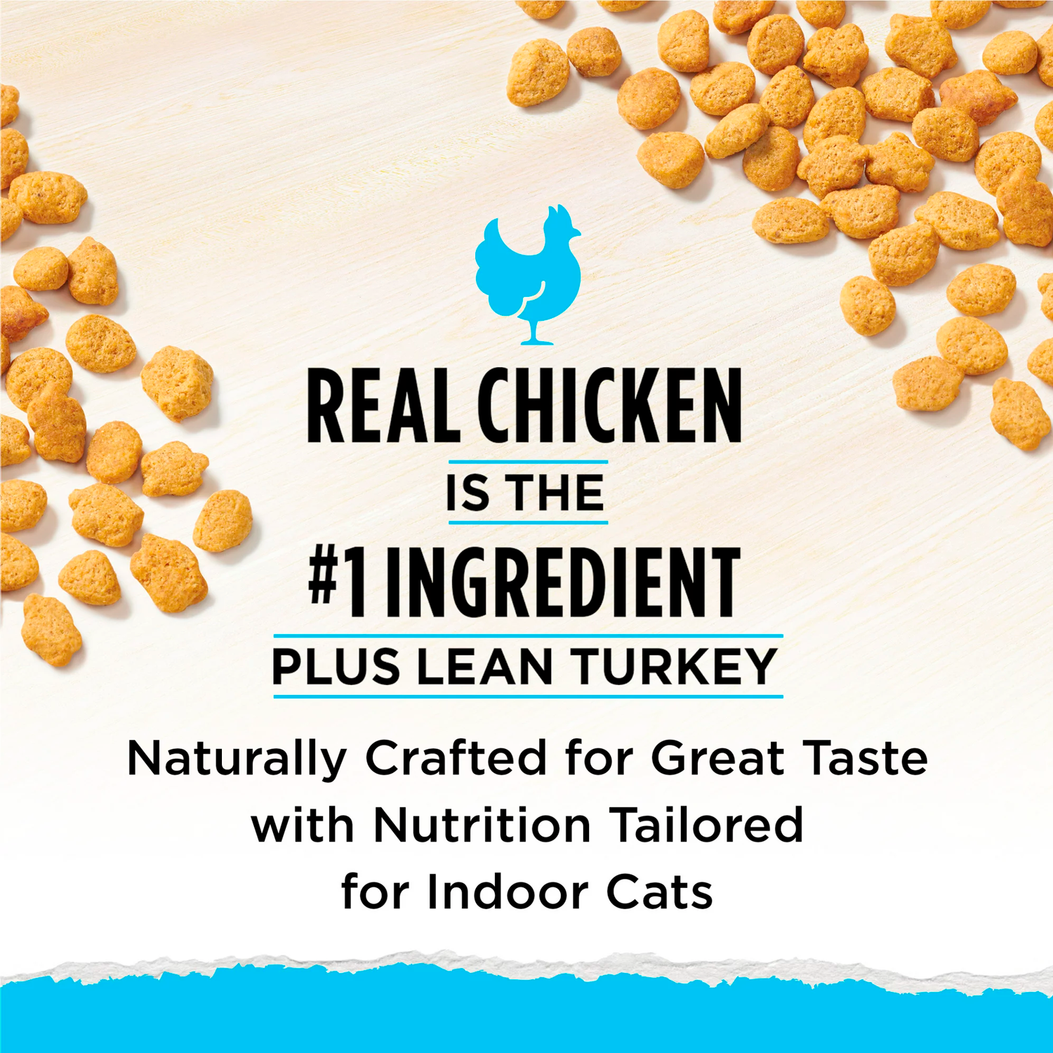 Purina Cat Chow Naturals Chicken & Turkey Dry Cat Food, 2.2 lb Bag - الصورة 2