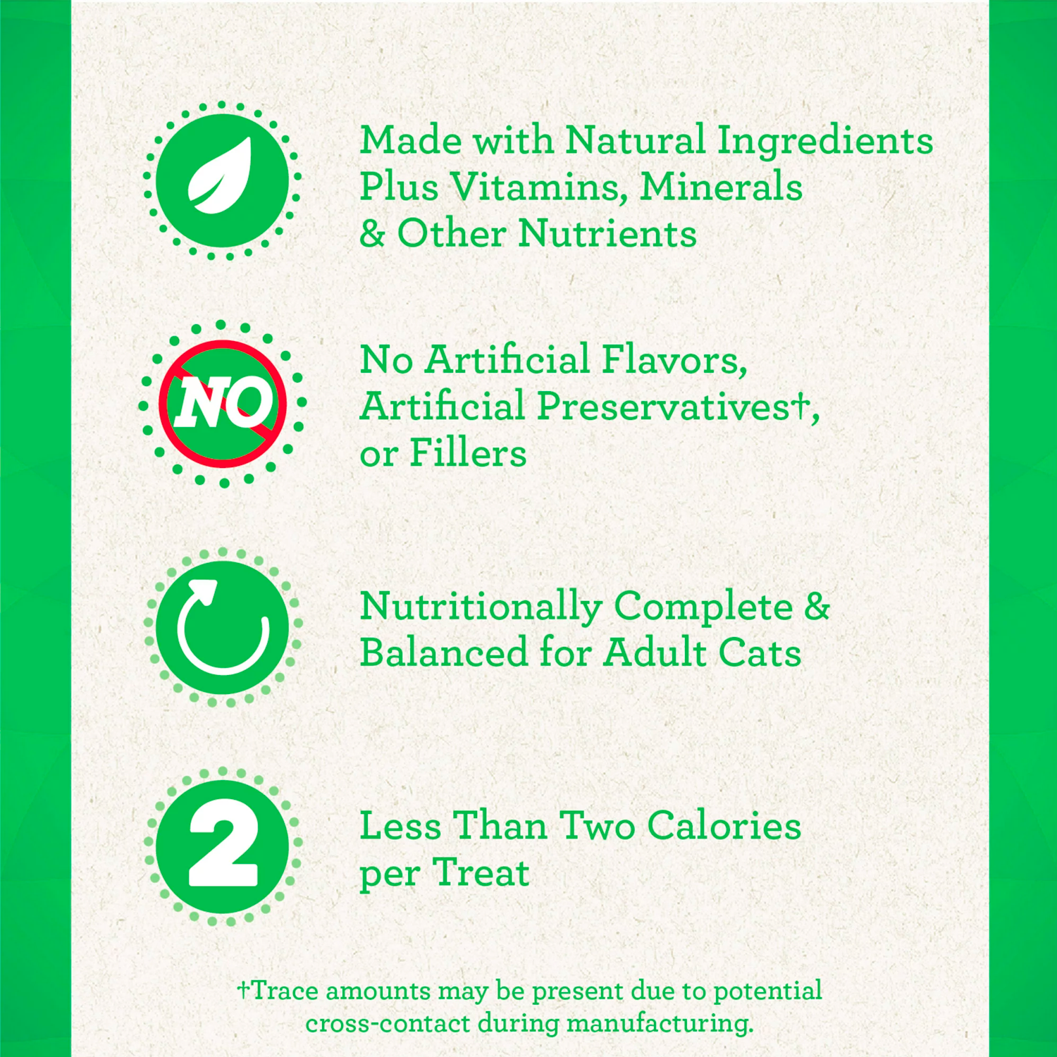 FELINE GREENIES SMARTBITES HEALTHY INDOOR Natural Treats for Cats, Tuna Flavor, 2.1 oz. Pouch - الصورة 2