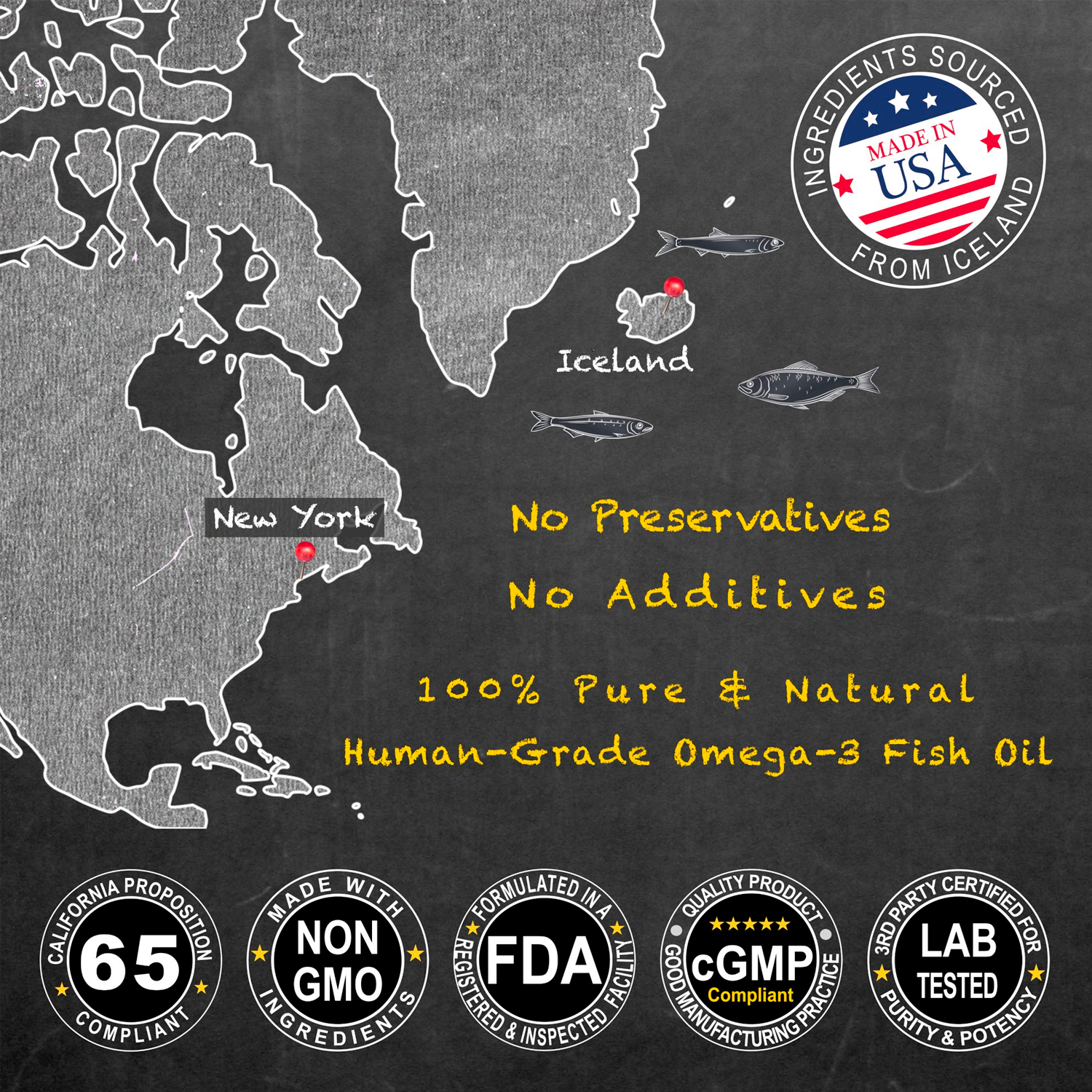 Deluxe Naturals Omega-3 Fish Oil for Dogs and Cats with All Natural Omega-3 EPA DHA Fatty Acids - 32 FL OZ - Image 3