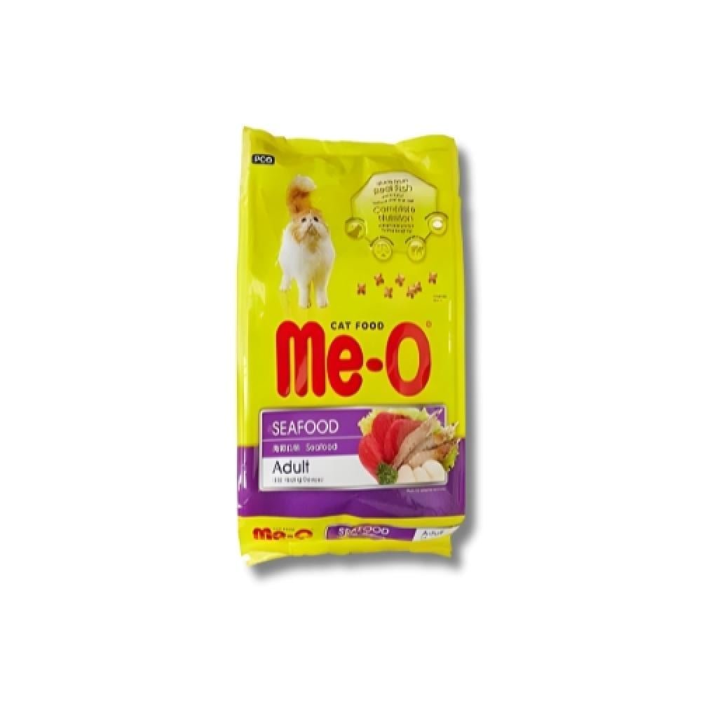 ميو Me-O اكل جاف بالمأكولات البحرية للقطط البالغة
