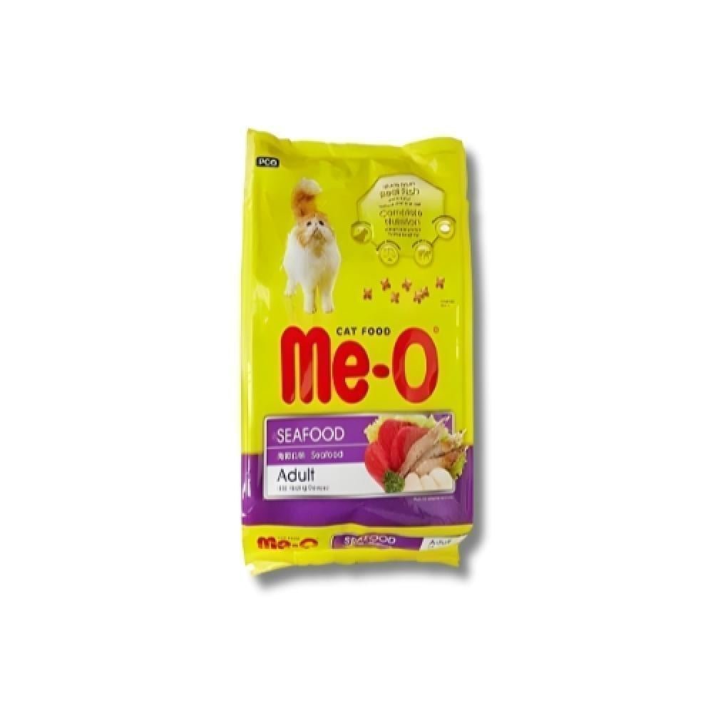 ميو Me-O اكل جاف بالمأكولات البحرية للقطط البالغة