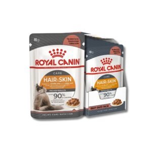 رويال كانين هير اند سكين الجلد والفرو رطب للقطط